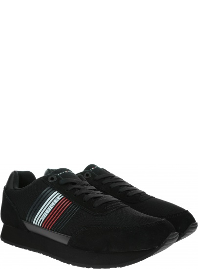 Sneakersy Męskie TOMMY HILFIGER Corporate Material Mix Runner FM0FM02835