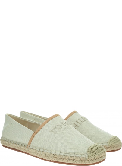 Espadryle Damskie TOMMY HILFIGER Tommy Embroidery Espadrille FW0FW04966 YBI