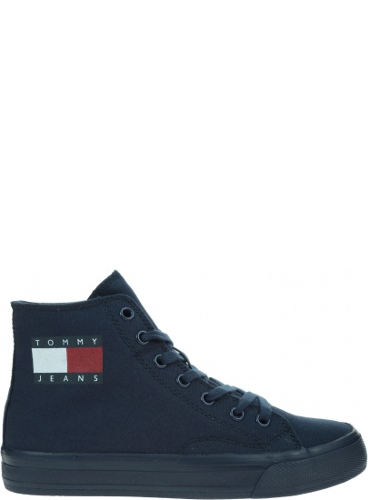 Trampki Damskie TOMMY JEANS Wmns Mid Cut Lace Up Vulc EN0EN00937 C87