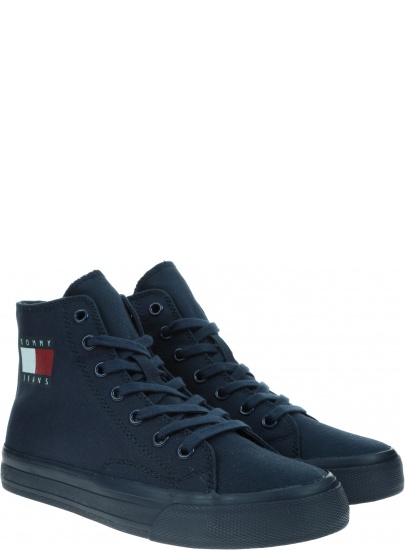 Trampki Damskie TOMMY JEANS Wmns Mid Cut Lace Up Vulc EN0EN00937 C87