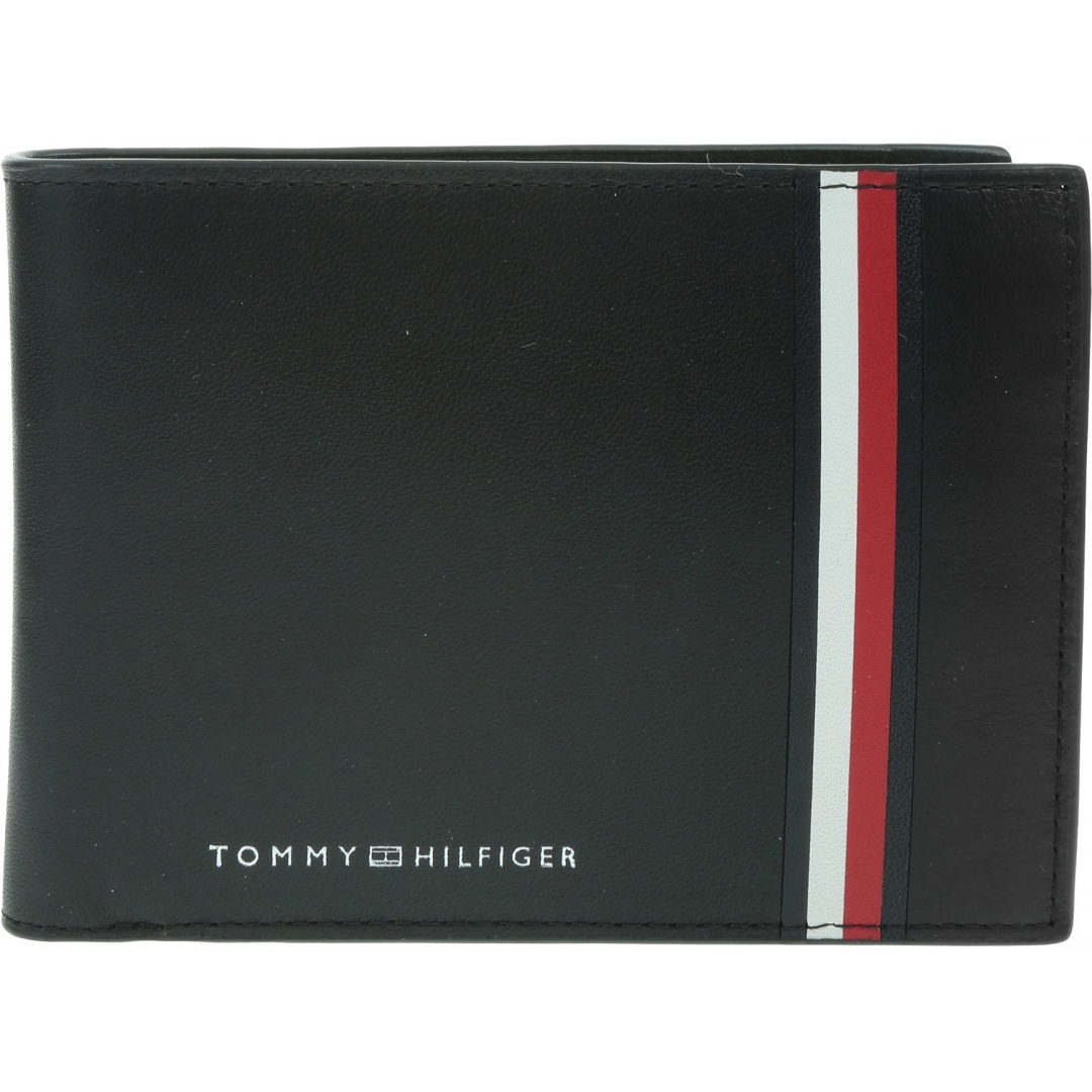 Duży Portfel Męski TOMMY HILFIGER Fine Extra Cc And Coin AM0AM06311 BDS
