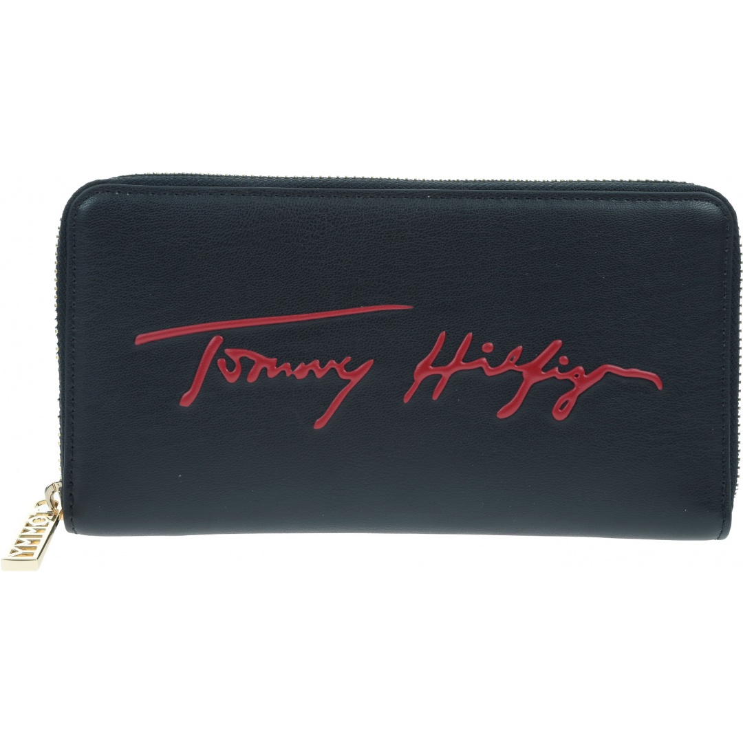 Duży Portfel Damski TOMMY HILFIGER Iconic Tommy AW0AW08655 CJM
