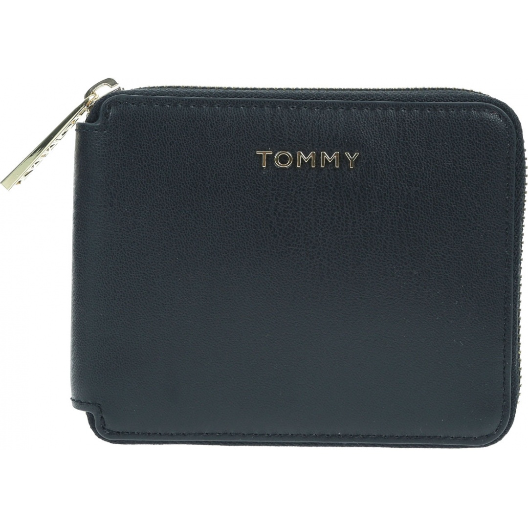 Mały Portfel Damski TOMMY HILFIGER Iconic Tommy AW0AW08499 0GY