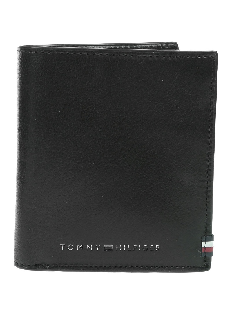 Duży Portfel Męski TOMMY HILFIGER Polished Leather Triford AM0AM06300 BDS