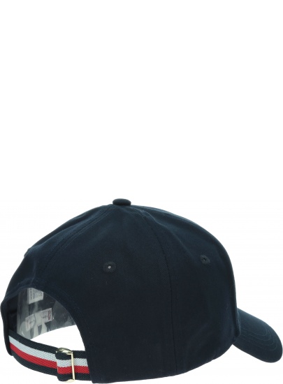 Granatowa Czapka Z Daszkiem TOMMY HILFIGER AW0AW08617 CJM