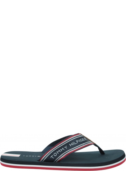 Japonki Męskie TOMMY HILFIGER Logo Tape Beach Sandal FM0FM02875 DW5
