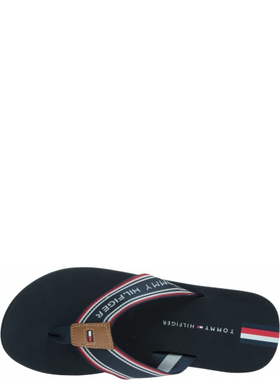 Japonki Męskie TOMMY HILFIGER Logo Tape Beach Sandal FM0FM02875 DW5