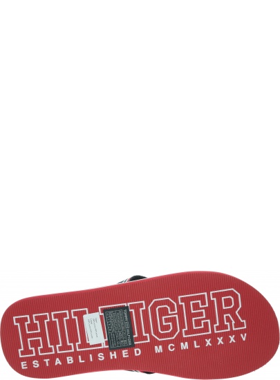 Japonki Męskie TOMMY HILFIGER Logo Tape Beach Sandal FM0FM02875 DW5