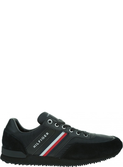 Sneakersy Męskie TOMMY HILFIGER Iconic Material Mix Runner FM0FM02847 BDS