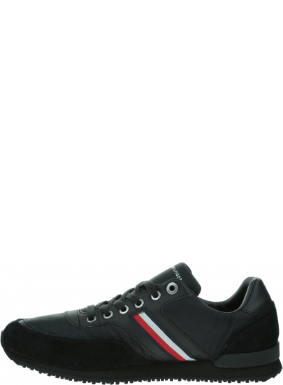 Sneakersy Męskie TOMMY HILFIGER Iconic Material Mix Runner FM0FM02847 BDS