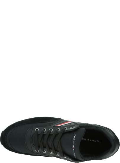 Sneakersy Męskie TOMMY HILFIGER Iconic Material Mix Runner FM0FM02847 BDS