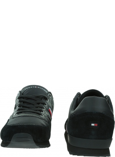 Sneakersy Męskie TOMMY HILFIGER Iconic Material Mix Runner FM0FM02847 BDS