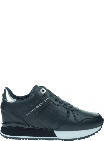 Sneakersy Damskie TOMMY HILFIGER Dressy Wedge Sneaker FW0FW05016 DW5