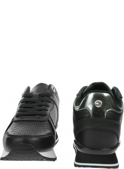 Sneakersy Damskie TOMMY HILFIGER Dressy Wedge Sneaker FW0FW05016 BDS