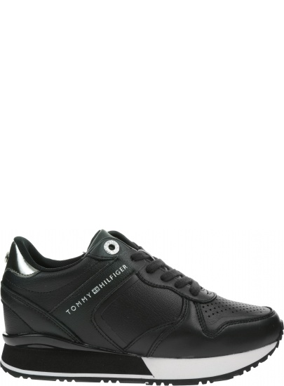 Sneakersy Damskie TOMMY HILFIGER Dressy Wedge Sneaker FW0FW05016 BDS