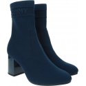 Botki Damskie TOMMY HILFIGER Tommy Knit Mid Heel Boot FW0FW04974 DB9