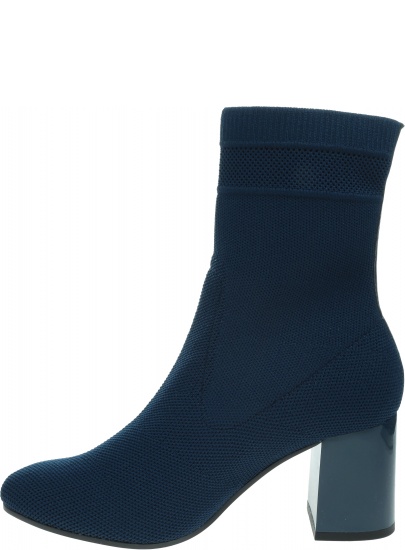 Botki Damskie TOMMY HILFIGER Tommy Knit Mid Heel Boot FW0FW04974 DB9