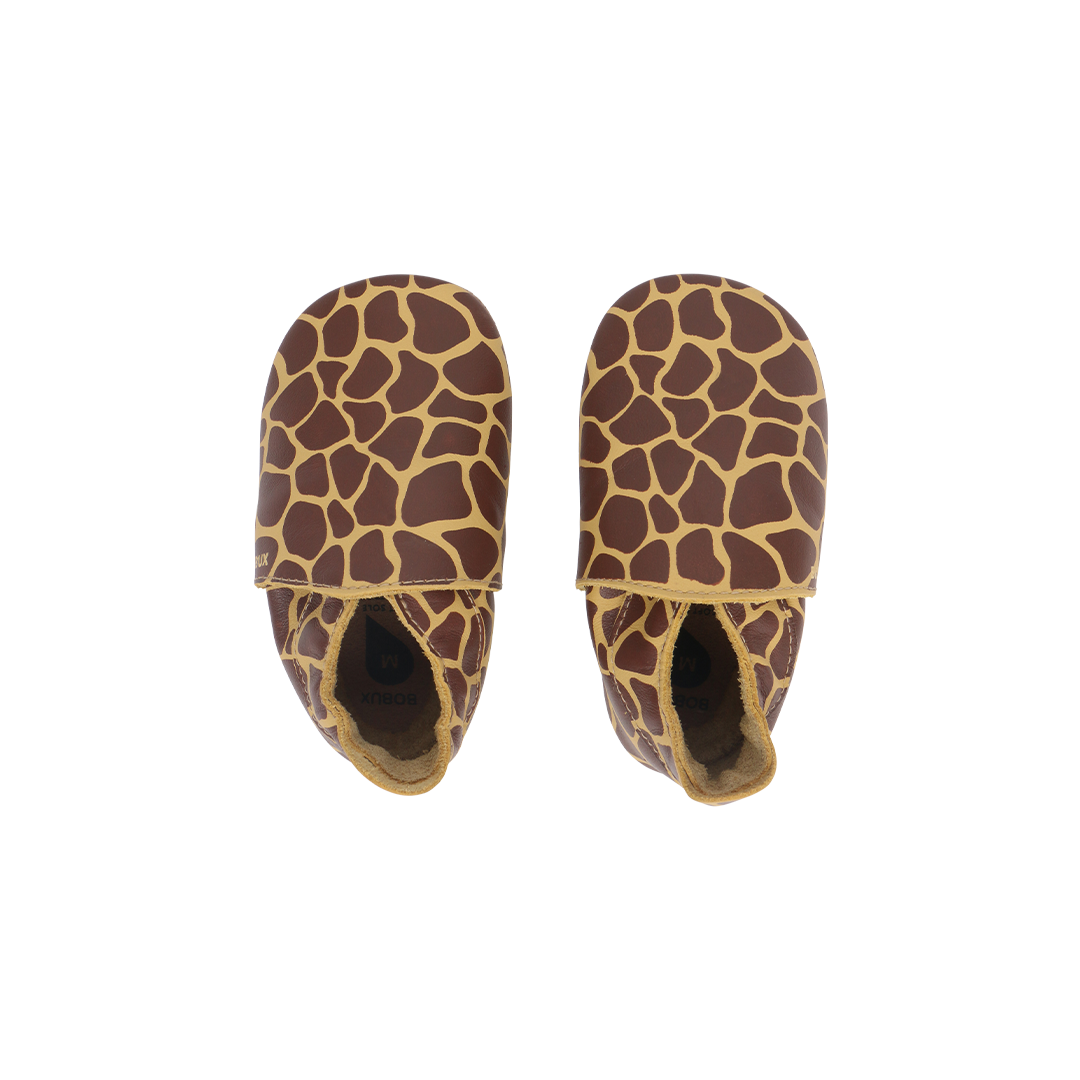 Skórzane Kapcie BOBUX 1000-073-37 Giraffe Fall Leaf Soft Sole