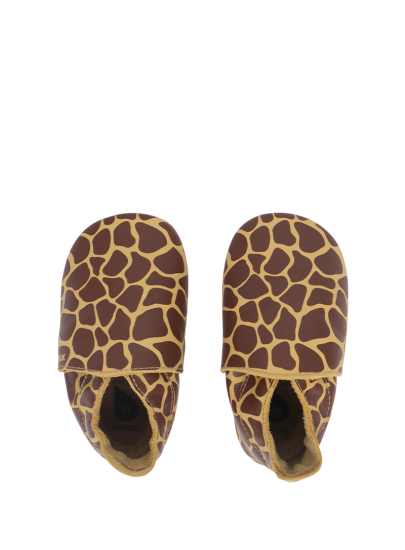 Skórzane Kapcie BOBUX 1000-073-37 Giraffe Fall Leaf Soft Sole
