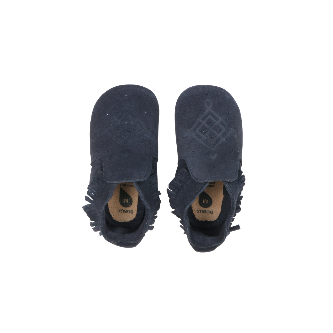 BOBUX 1016-000-20 Navy Moccassin Soft Sole | EN