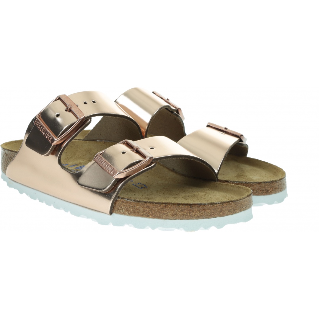 Klapki BIRKENSTOCK Arizona NL SFB Metallic Copper