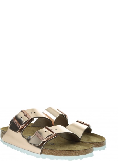 Klapki BIRKENSTOCK Arizona NL SFB Metallic Copper