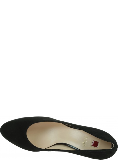 Czarne Czółenka Szpilki HOGL Natur 0-18 6002 Black