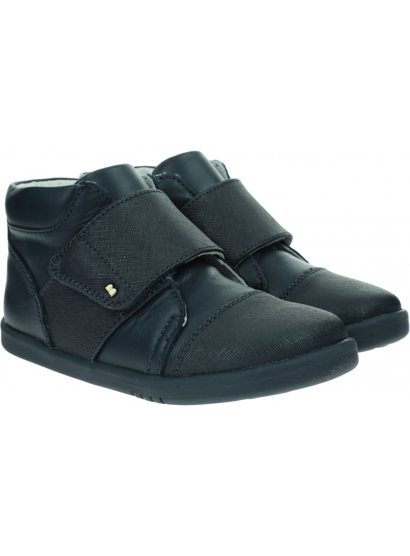 Granatowe Trzewiki BOBUX Boston Hi Top Navy 635705 Granatowe Trzewiki BOBUX Boston Hi Top Navy 635705