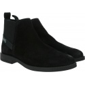 Czarne Botki TOMMY JEANS Essential Suede Chelsea Boot EN0EN01148 BDS