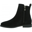 Czarne Botki TOMMY HILFIGER Essential Flat Boot FW0FW05193 BDS