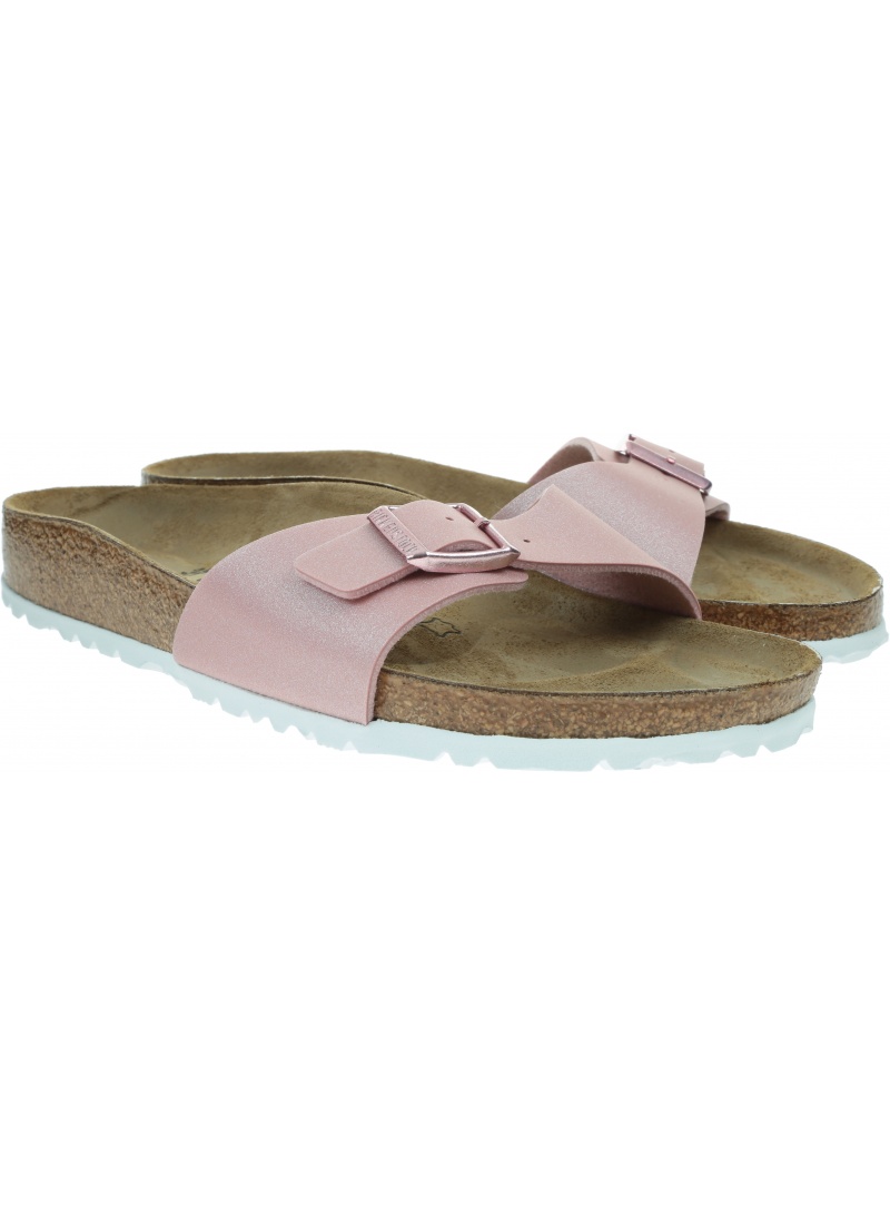 Klapki BIRKENSTOCK Madrid BF Icy Metallic Old Rose