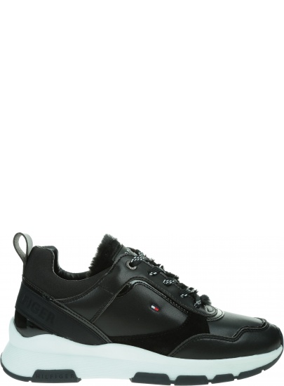 Sneakersy z Futerkiem TOMMY HILFIGER Sporty Chunky Warm Sneaker FW0FW05211
