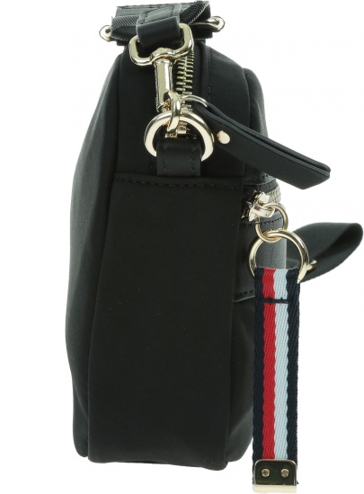 Czarna Torebka Listonoszka TOMMY HILFIGER Nylon Crossover AW0AW08510 BDS