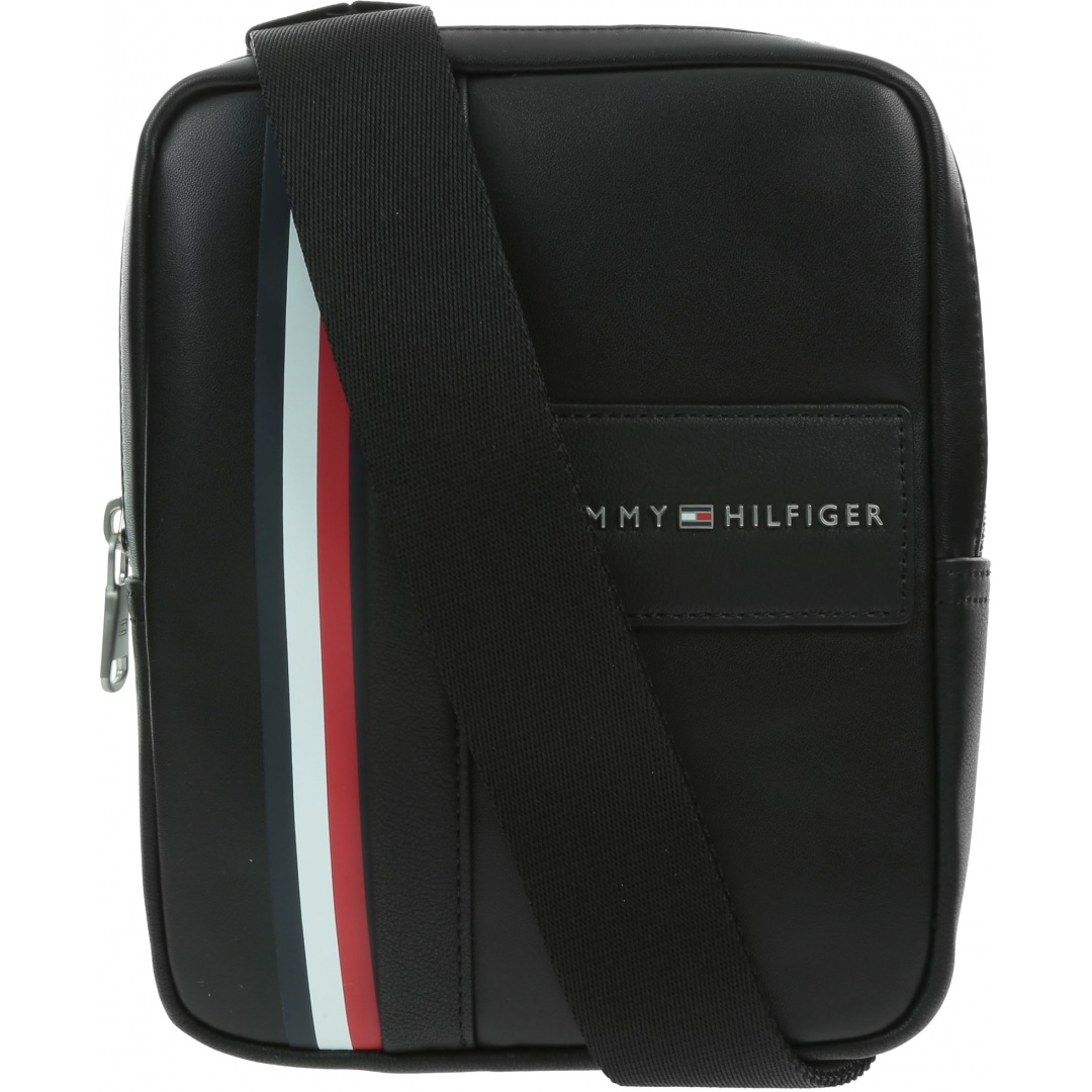 Czarna Listonoszka Męska TOMMY HILFIGER Mini Reporter AM0AM06242 BDS