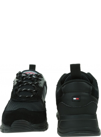 Sneakersy Męskie TOMMY HILFIGER Fashion Mix Sneaker FM0FM02582 BLACK BLK