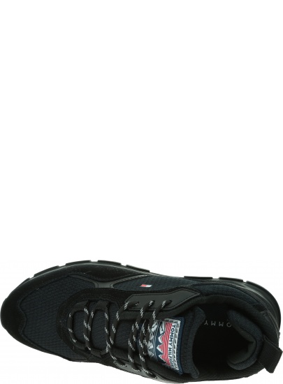 Sneakersy Męskie TOMMY HILFIGER Fashion Mix Sneaker FM0FM02582 BLACK BLK