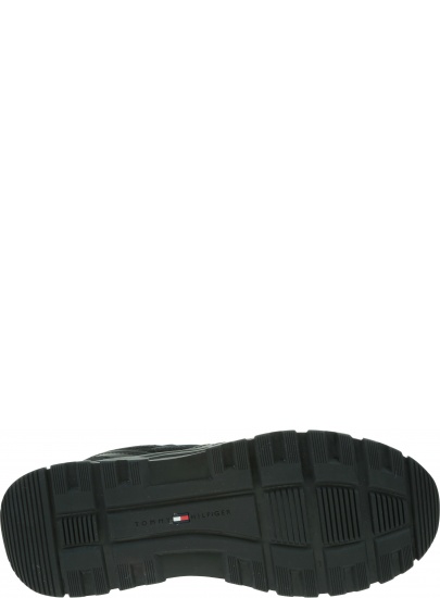 Sneakersy Męskie TOMMY HILFIGER Fashion Mix Sneaker FM0FM02582 BLACK BLK