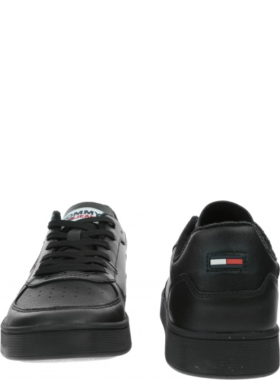Skórzane Sneakersy TOMMY JEANS Essential Cupsole EM0EM00573 BDS