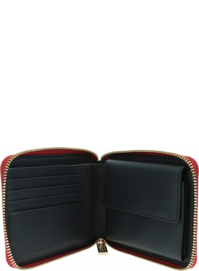 Mały Portfel Damski TOMMY HILFIGER Iconic Tommy AW0AW08499 XAF