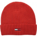 Czerwona Czapka TOMMY HILFIGER Basic Flag Beanie AM0AM05191 XNL