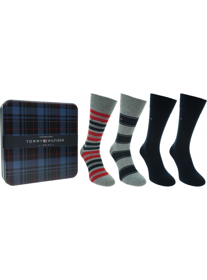 Zestaw Skarpetki TOMMY HILFIGER 100000845 004 (4-PAK)