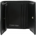 Portfel Damski CALVIN KLEIN Trifold Wallet K60K607251 BAX