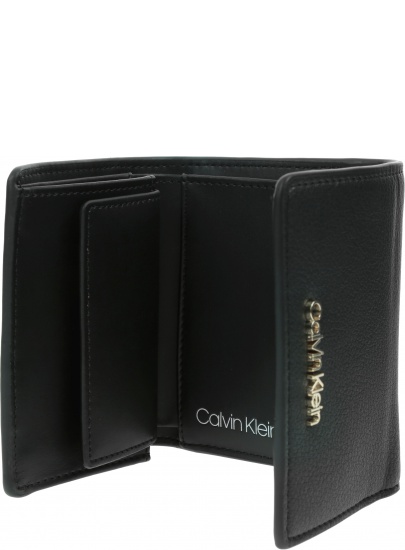 Portfel Damski CALVIN KLEIN Trifold Wallet K60K607251 BAX