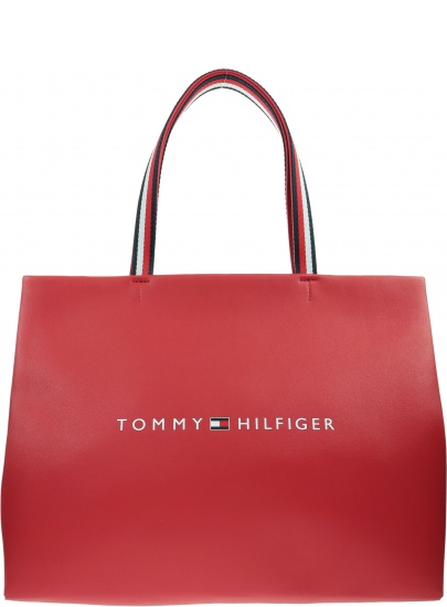 Czerwona Torebka TOMMY HILFIGER Tommy Shopping Bag AW0AW08731 XAF