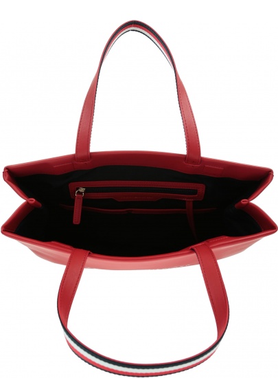 Czerwona Torebka TOMMY HILFIGER Tommy Shopping Bag AW0AW08731 XAF