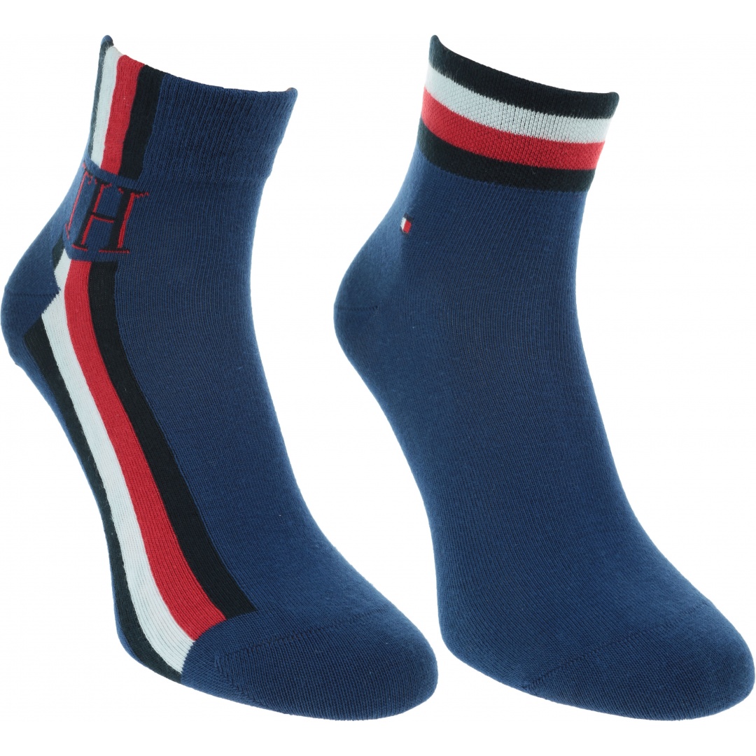 Niebieskie Skarpetki 2 pary TOMMY HILFIGER 320203001 004 (2-PAK)