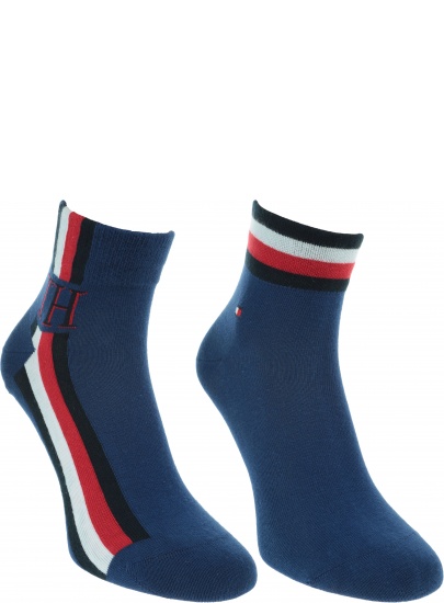 Niebieskie Skarpetki 2 pary TOMMY HILFIGER 320203001 004 (2-PAK)