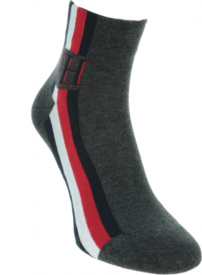 Szare Skarpetki 2 pary TOMMY HILFIGER 320203001 010 (2-PAK)