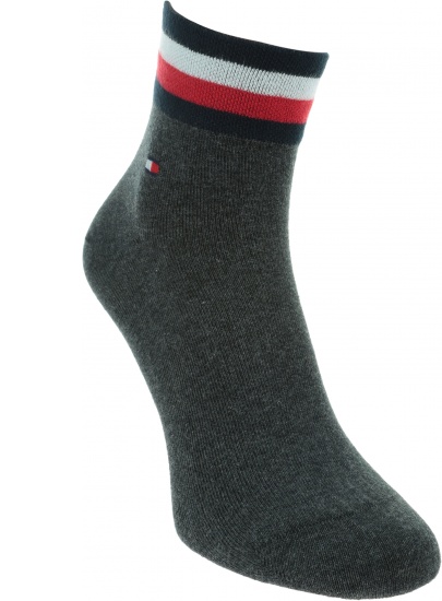 Szare Skarpetki 2 pary TOMMY HILFIGER 320203001 010 (2-PAK)