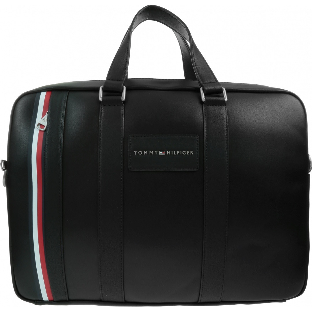 Torba na laptopa TOMMY HILFIGER Th Metropolitan Computer Bag AM0AM06294 BLK